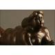 Bronze sculpture 'Woman Smoking', by Botero. Signed.