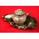 Beautiful Calamine Inkwell-Scribe made in 1900.