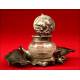 Beautiful Calamine Inkwell-Scribe made in 1900.