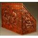 Extraordinary Exotic Wooden Wastebasket. China, late XIX century.