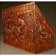 Extraordinary Exotic Wooden Wastebasket. China, late XIX century.