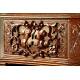 Antique Hand Carved Black Forest Wood Cigar Humidor.