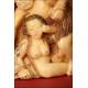 Antique Japanese Erotic Netsuke, Hand Carved Ivory. Signed