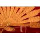 Antique Chinese Fan of the Thousand Faces, Hand Carved and Decorated. 19th Century