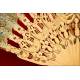 Hand Illuminated Bone Fan, XIX Century.