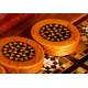 Impressive Arabian Backgammon and Checkers Game. Years 80's. Original and Handmade