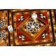 Impressive Arabian Backgammon and Checkers Game. Years 80's. Original and Handmade