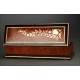 Fantastic Antique Glove Box with marquetry and capitonné. France, XIX Century