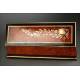 Fantastic Antique Glove Box with marquetry and capitonné. France, XIX Century