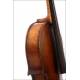 Antique Violin from XIX Century. In Good Condition, in its Original Case and with Accessories.