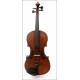 Antique Violin from XIX Century. In Good Condition, in its Original Case and with Accessories.