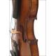 Antique Violin from XIX Century. In Good Condition, in its Original Case and with Accessories.