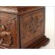 Magnificent Carved Noble Wood Cigar Box. France, Late XIX Century