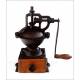 Fantastic Antique Coffee Grinder in Very Good Condition. Germany, Early. S. XX