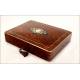 Beautiful Napoleon III Period Playing Box with Compartments. France, Circa 1870