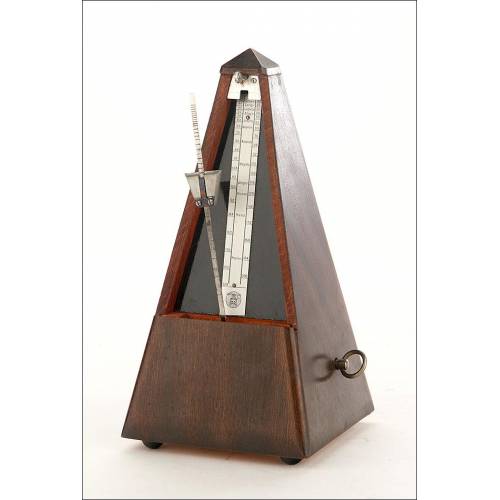 Beautiful Antique Metronome Very Well Preserved and Functioning. France, Early. 20th Century