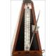 Beautiful Antique Metronome Very Well Preserved and Functioning. France, Early. 20th Century