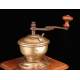 Precious Wooden and Metal Coffee Grinders, in Good Condition. XX Century