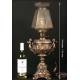 Electrified oil lamp. S. XIX. 61 cms high