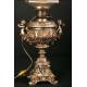 Electrified oil lamp. S. XIX. 61 cms high