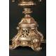 Electrified oil lamp. S. XIX. 61 cms high