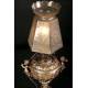 Electrified oil lamp. S. XIX. 61 cms high