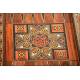 Spectacular game table with folding marquetry. XX CENTURY