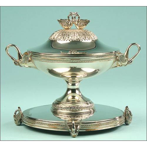 Empire Style Tureen. Spain. XX Century.