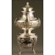 Important Solid Silver Samovar, France, XIX Century.