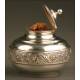 Important Solid Silver Samovar, France, XIX Century.