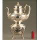 Important Solid Silver Samovar, France, XIX Century.