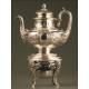 Important Solid Silver Samovar, France, XIX Century.