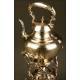 French Samovar of the XIX Century in Solid Silver in Perfect State of Conservation.