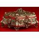 Precious Solid Silver Jewelry Box made in Germany in the XIX Century.