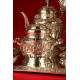 Spectacular Solid Silver Coffee Set and Samovar. Spain ½ s. XX.