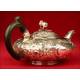 Beautiful and Original English Solid Silver Teapot. London, 1828.