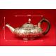 Beautiful and Original English Solid Silver Teapot. London, 1828.