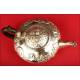 Beautiful and Original English Solid Silver Teapot. London, 1828.