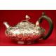 Beautiful and Original English Solid Silver Teapot. London, 1828.