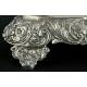 19th Century Spanish Silver candle snuffer. Beautifully carved and well preserved.