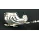 19th Century Spanish Silver candle snuffer. Beautifully carved and well preserved.