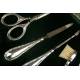 Manicure Set in Solid Silver from 1.911. With Contrasts in all the Pieces