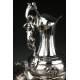 Important Solid Silver Ewer by Emile Hugo. Paris, circa 1860. Weight: 2,7 Kilos