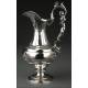 Important Solid Silver Ewer by Emile Hugo. Paris, circa 1860. Weight: 2,7 Kilos