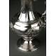 Important Solid Silver Ewer by Emile Hugo. Paris, circa 1860. Weight: 2,7 Kilos