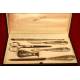 French Desk Set in Solid Silver and Art Nouveau Style Circa 1920s