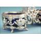 Fabulous Solid Silver Salt and Pepper Shaker. S. XIX