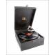 Magnificent Antique His Master's Voice Suitcase Gramophone. Model 97-B. Great Britain, 1935