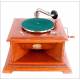 Antique Pathéphone No. 30 Mantel Gramophone. In good working order. France, 1920s