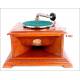 Antique Pathéphone No. 30 Mantel Gramophone. In good working order. France, 1920s